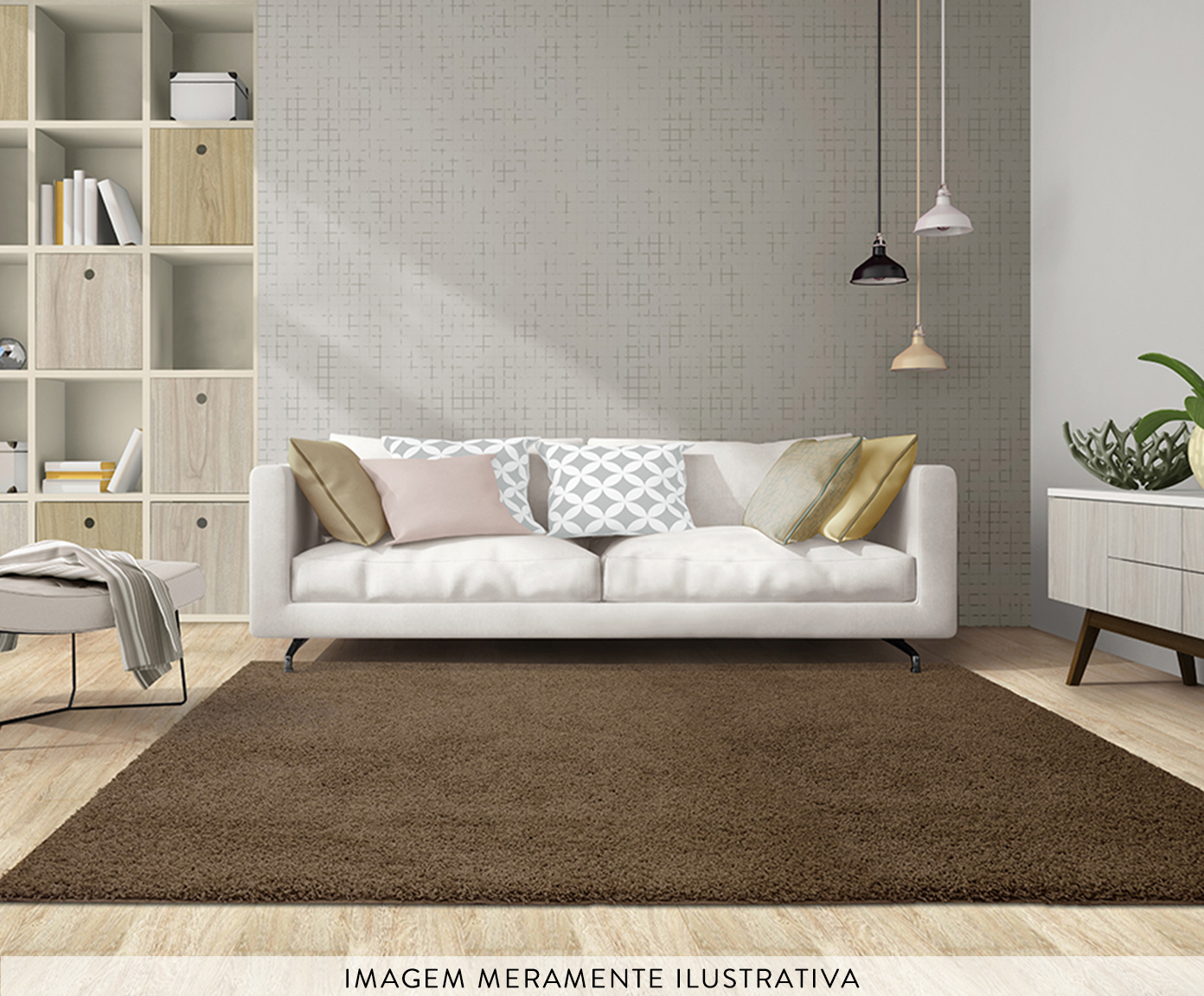 Tapete Tufting Clemant Nori Marrom image number 3