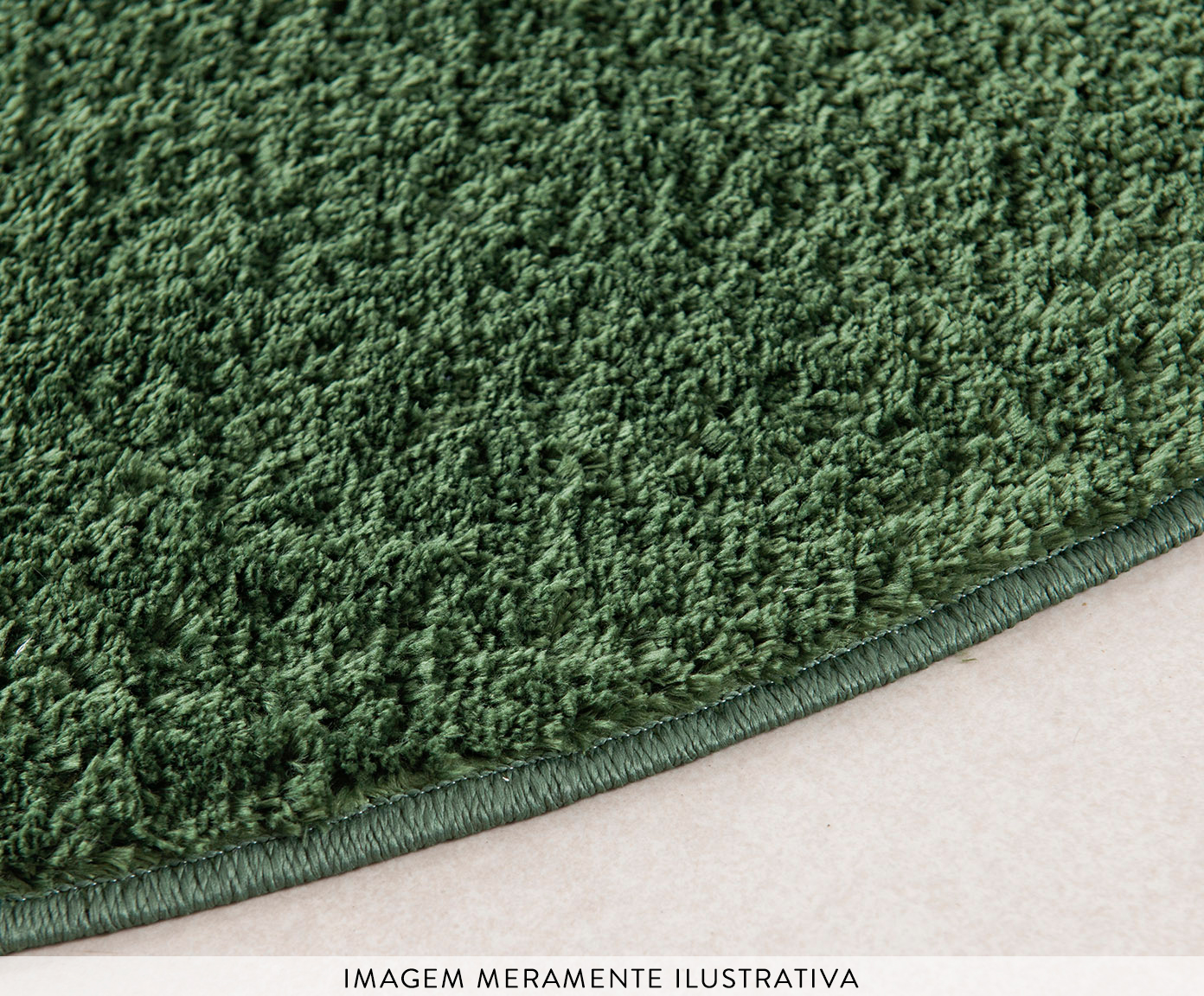 Tapete Redondo Classic Verde Musgo image number 2
