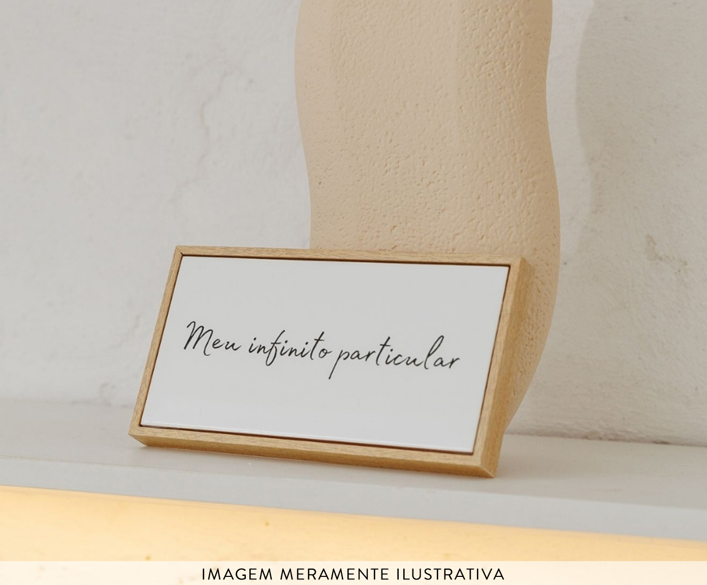 Azulejo Decorativo com Moldura "Infinito Particular" - image 1