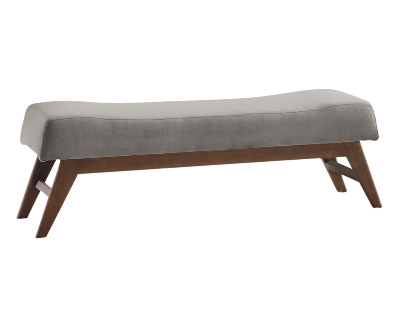 Recamier Cinza com Base Imbuia Horus - image 0
