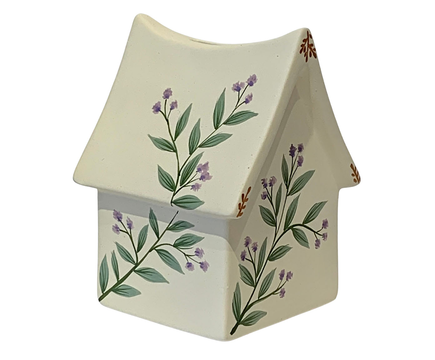 Cofrinho Casinha Mini Floral Lavanda - image 1