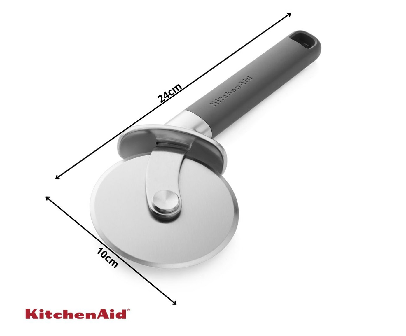 Cortador de Pizza Profissional em Inox Kitchenaid Cinza - image 1