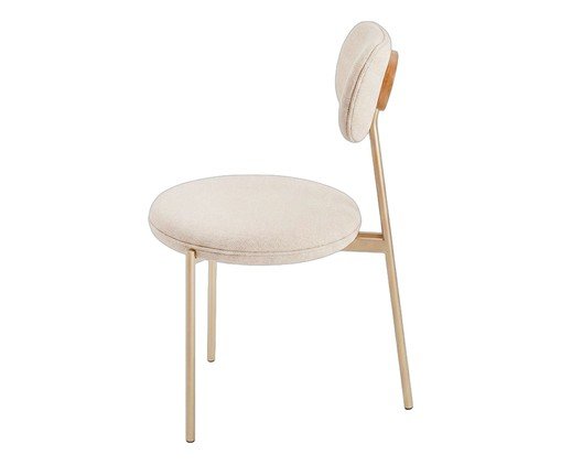 Cadeira Serena Boucle Champanhe image number 2