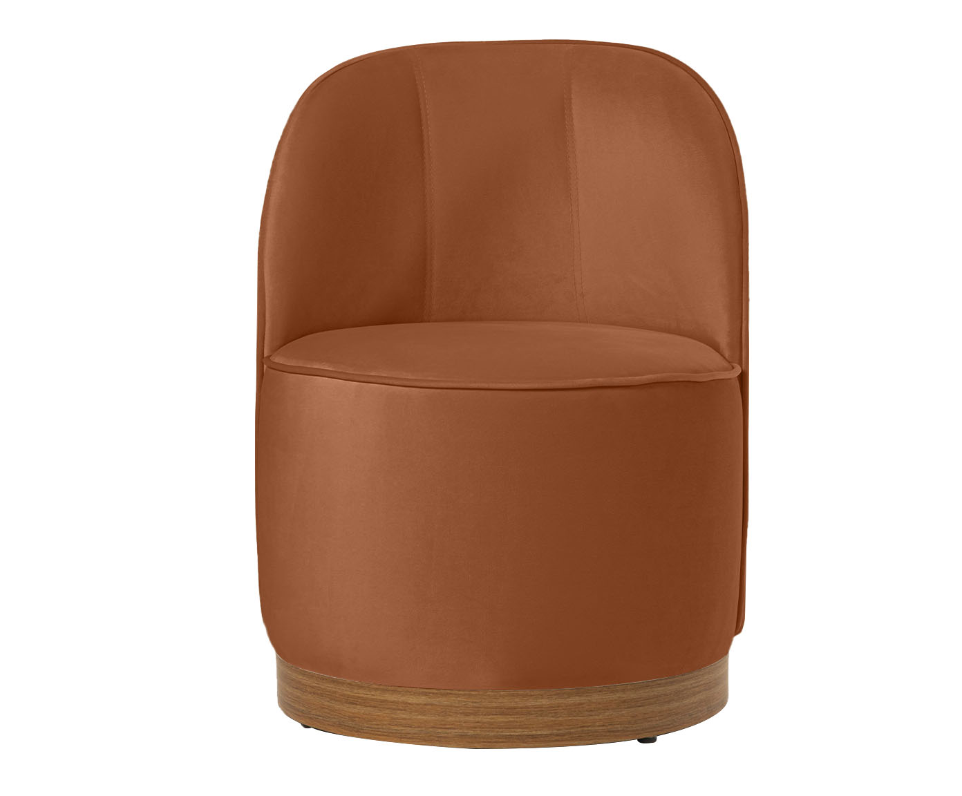 Poltrona em Veludo Harlow Cobre image number 2