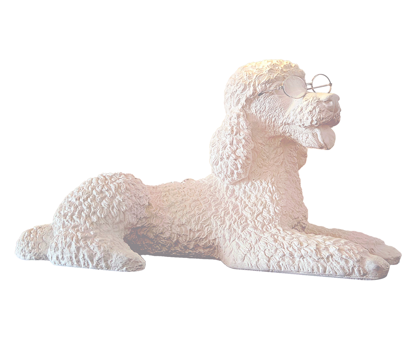 Base Lumin&aacute;ria Poodle Carlotinha &Oacute;culos image number 0