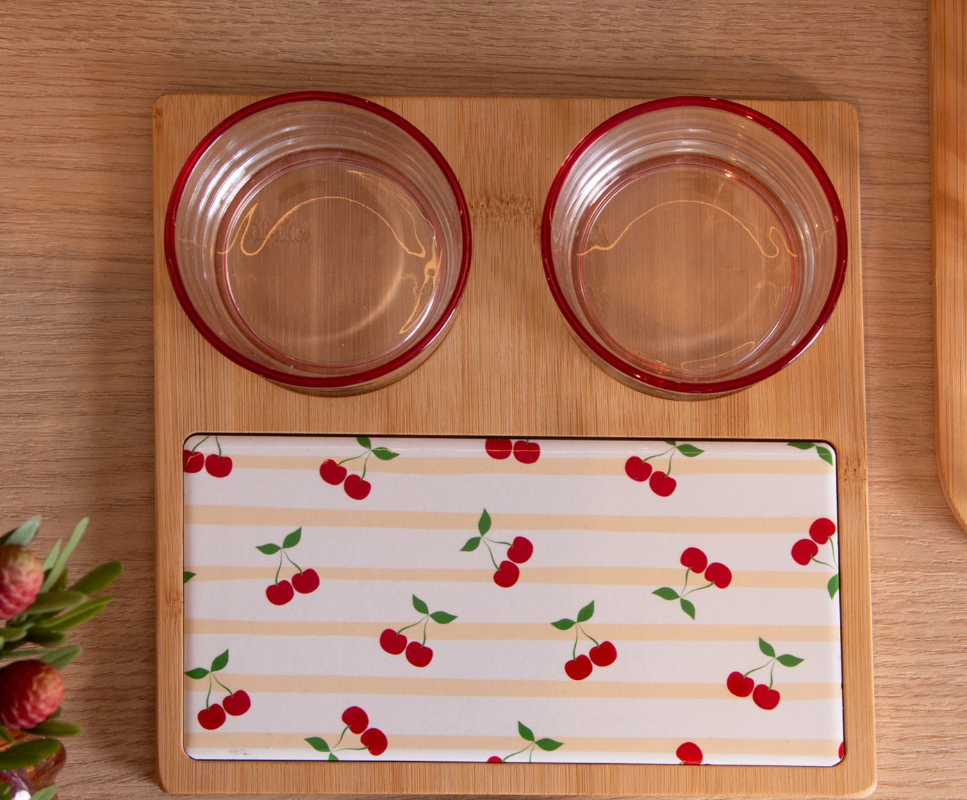 Jogo para Servir em Bambu Cherry lV image number 3