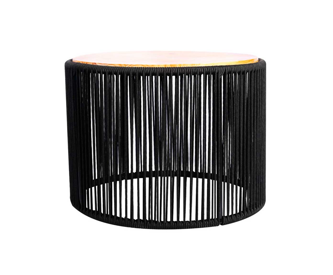 Mesa de Centro Cayman Corda N&aacute;utica - Preto - image 1