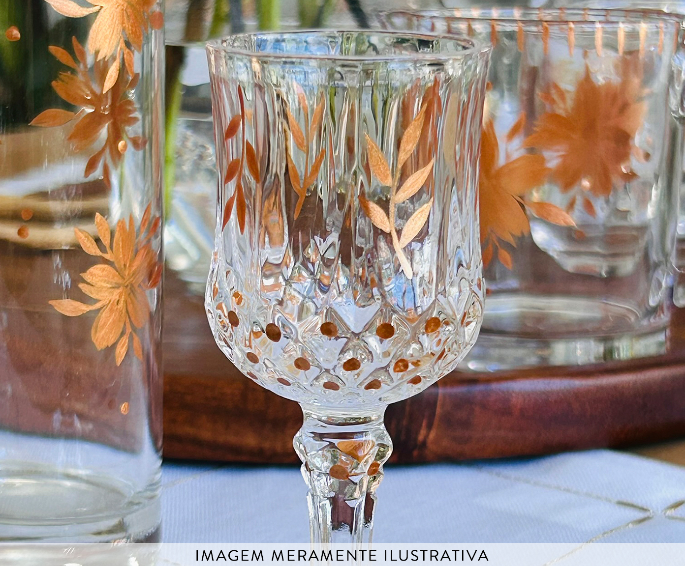 Jogo de Ta&ccedil;as de Licor Golden Essence - image 1
