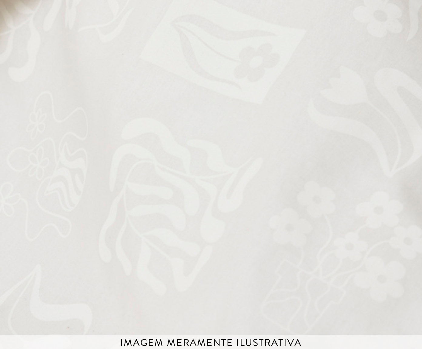 Duvet Percalle Estampado All White 200 Fios image number 2