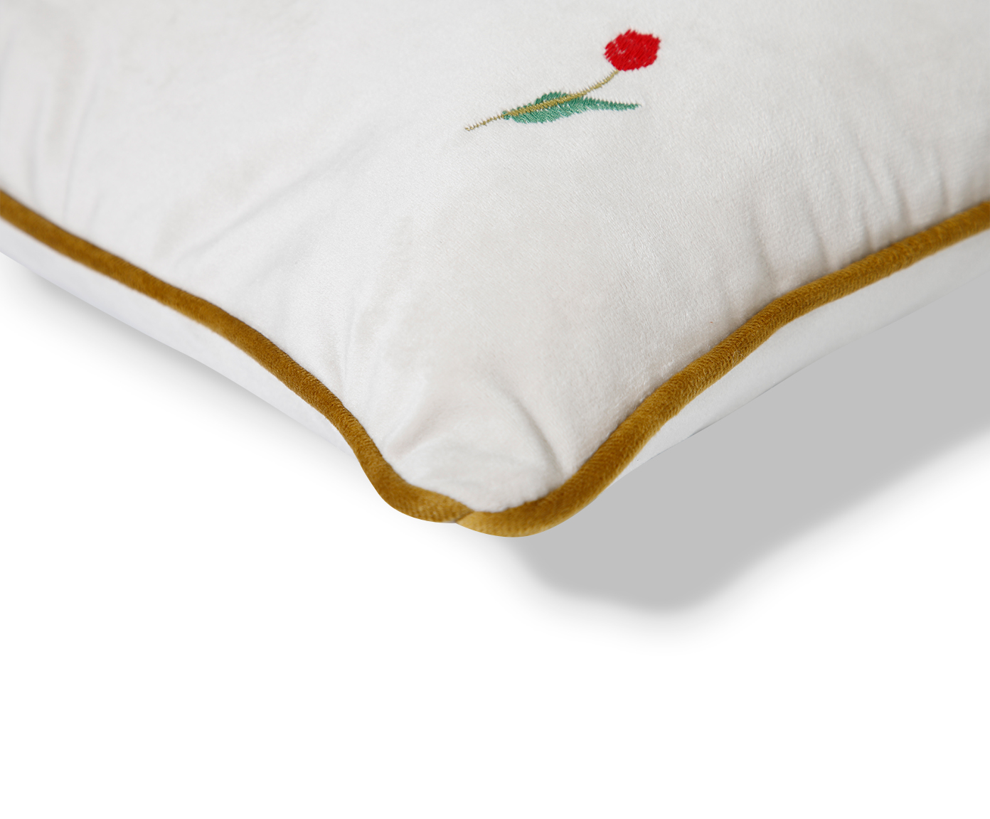 Capa de Almofada Bordada com Vivo Beatriz Off White image number 4