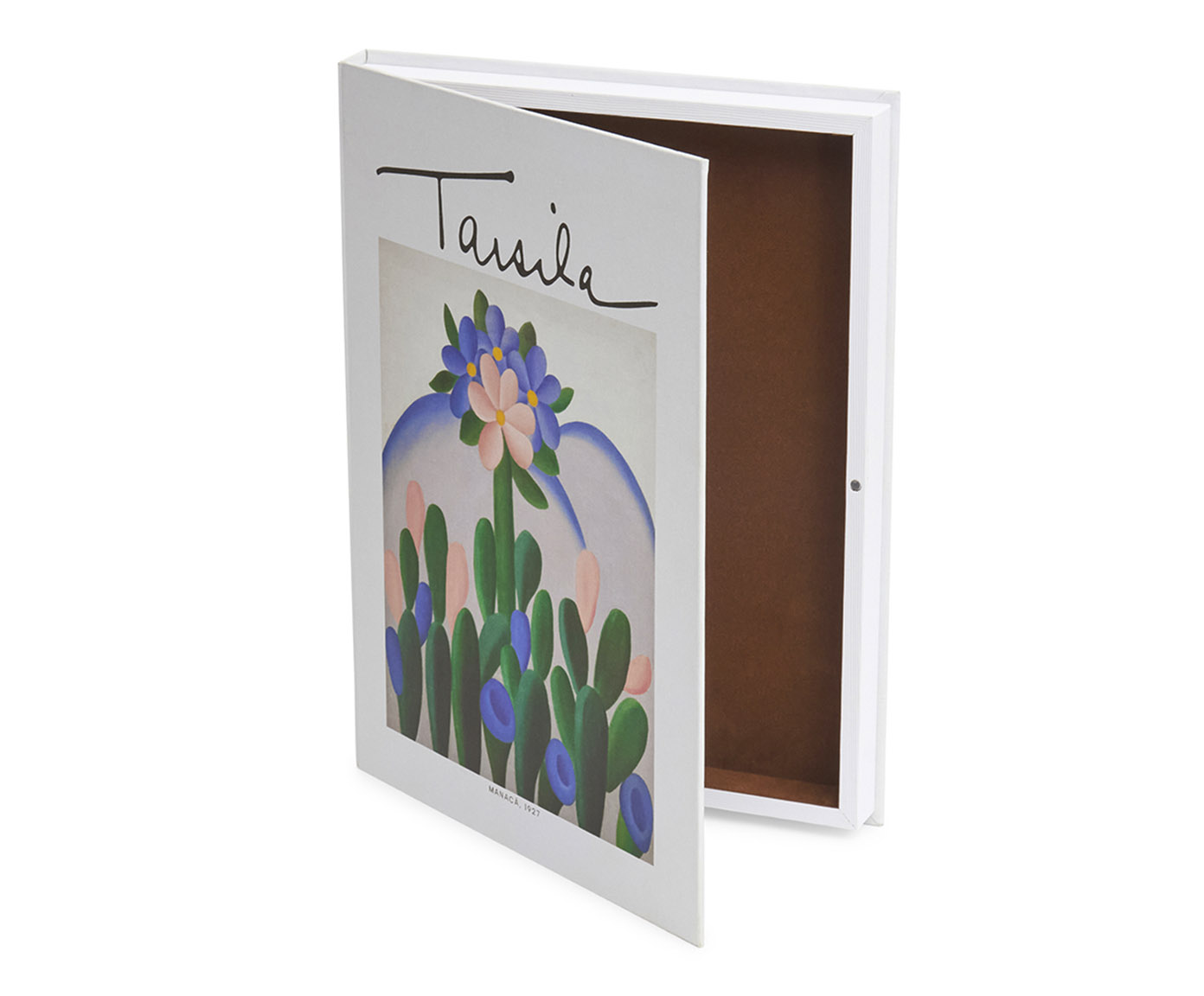Livro-Caixa em Mdf e Canvas Manaca - image 1