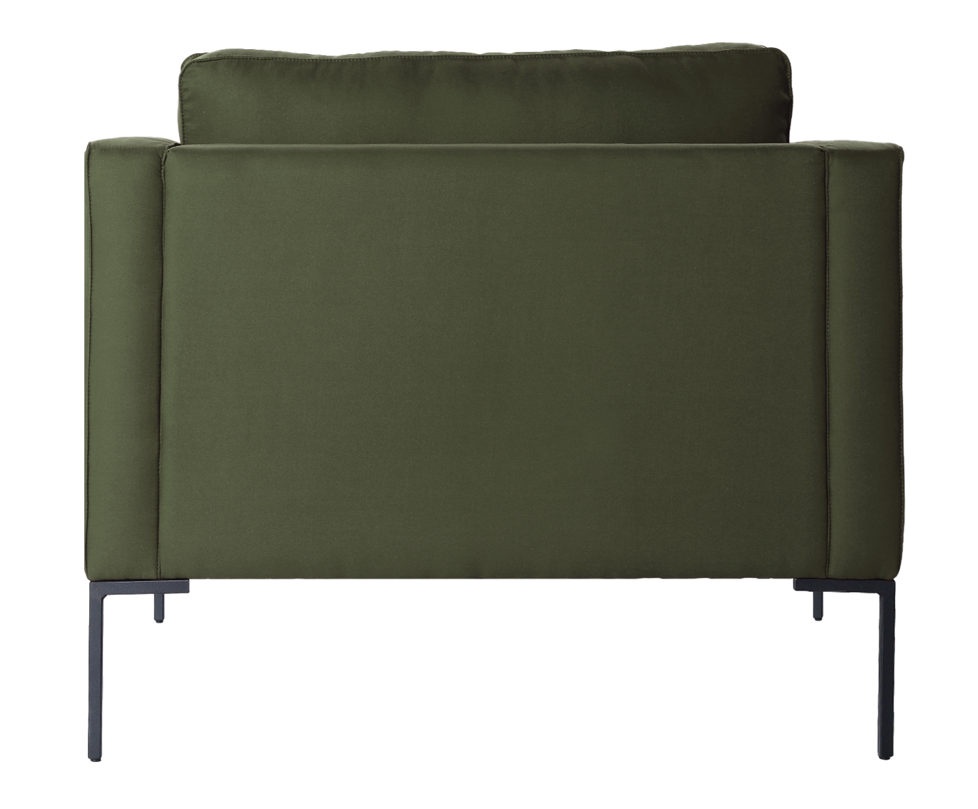 Poltrona Ettore em Tecido Verde image number 3