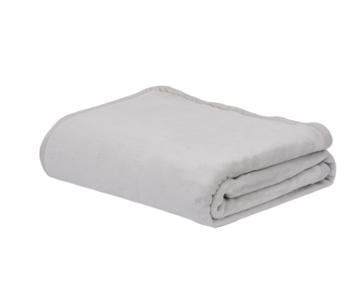 Cobertor Soft Raschel Cinza 340G/M&sup2; - image 1