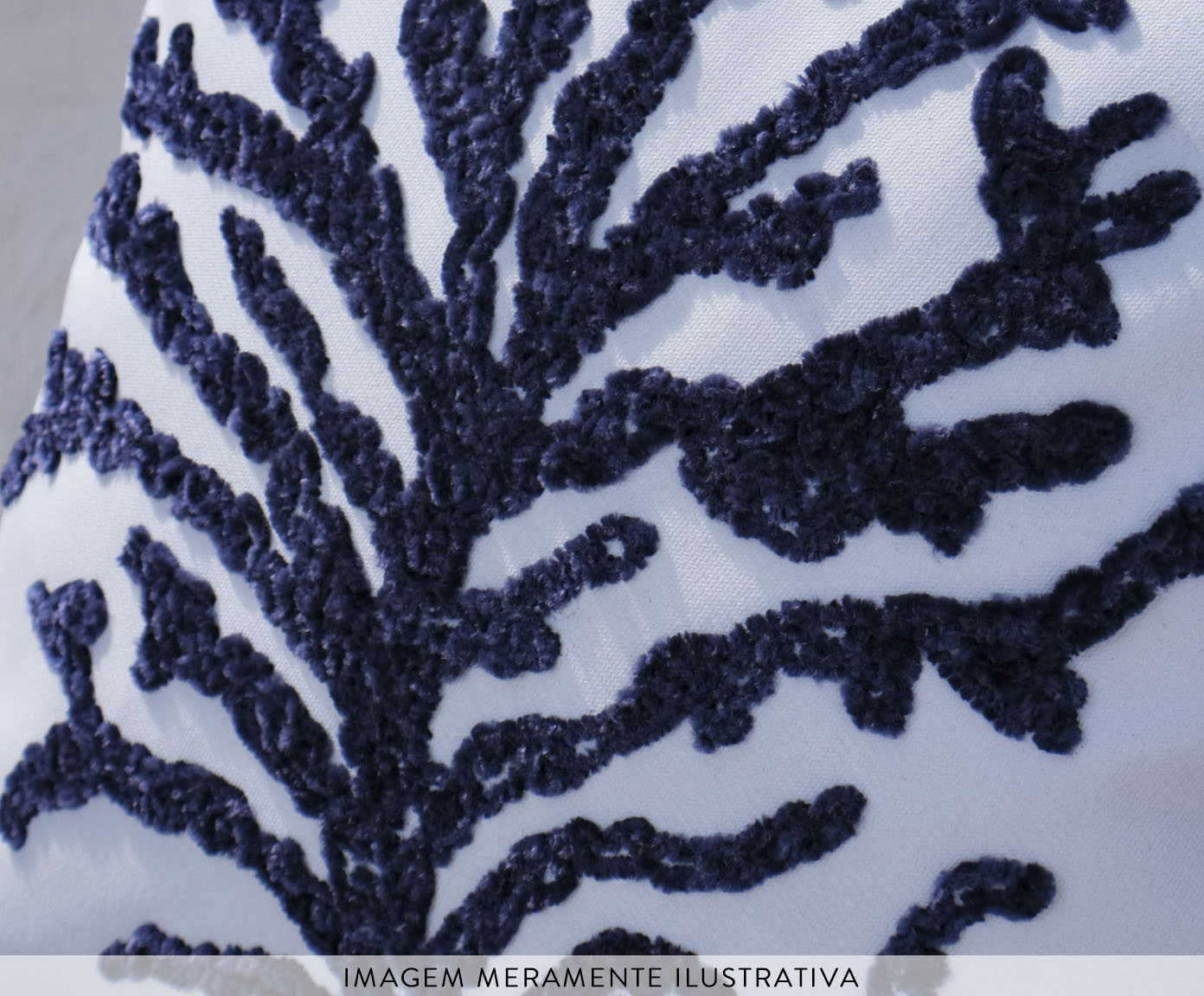 Almofada Imperme&aacute;vel Coral Azul Marinho Cole&ccedil;&atilde;o N&aacute;utica Outdoor image number 3
