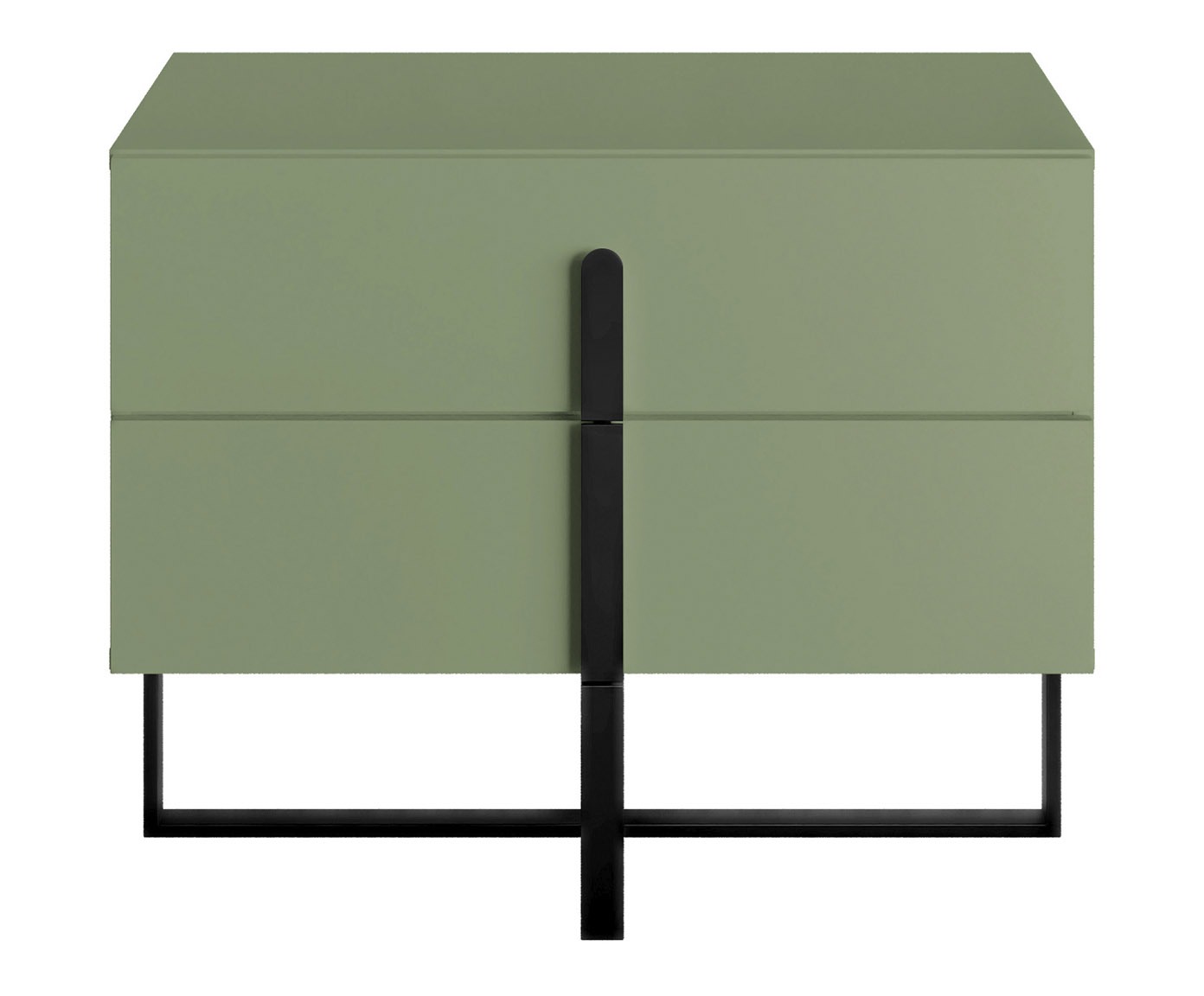 Mesa de Cabeceira Auri Verde Caru&aacute; e Preto - image 0