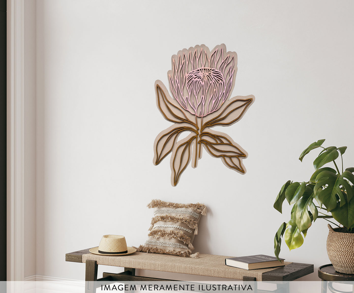 Escultura de Parede Protea - image 1