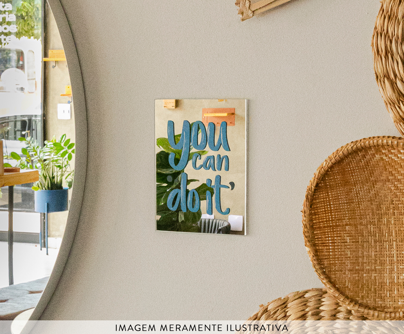 Espelho Decorativo You can do it' - image 1