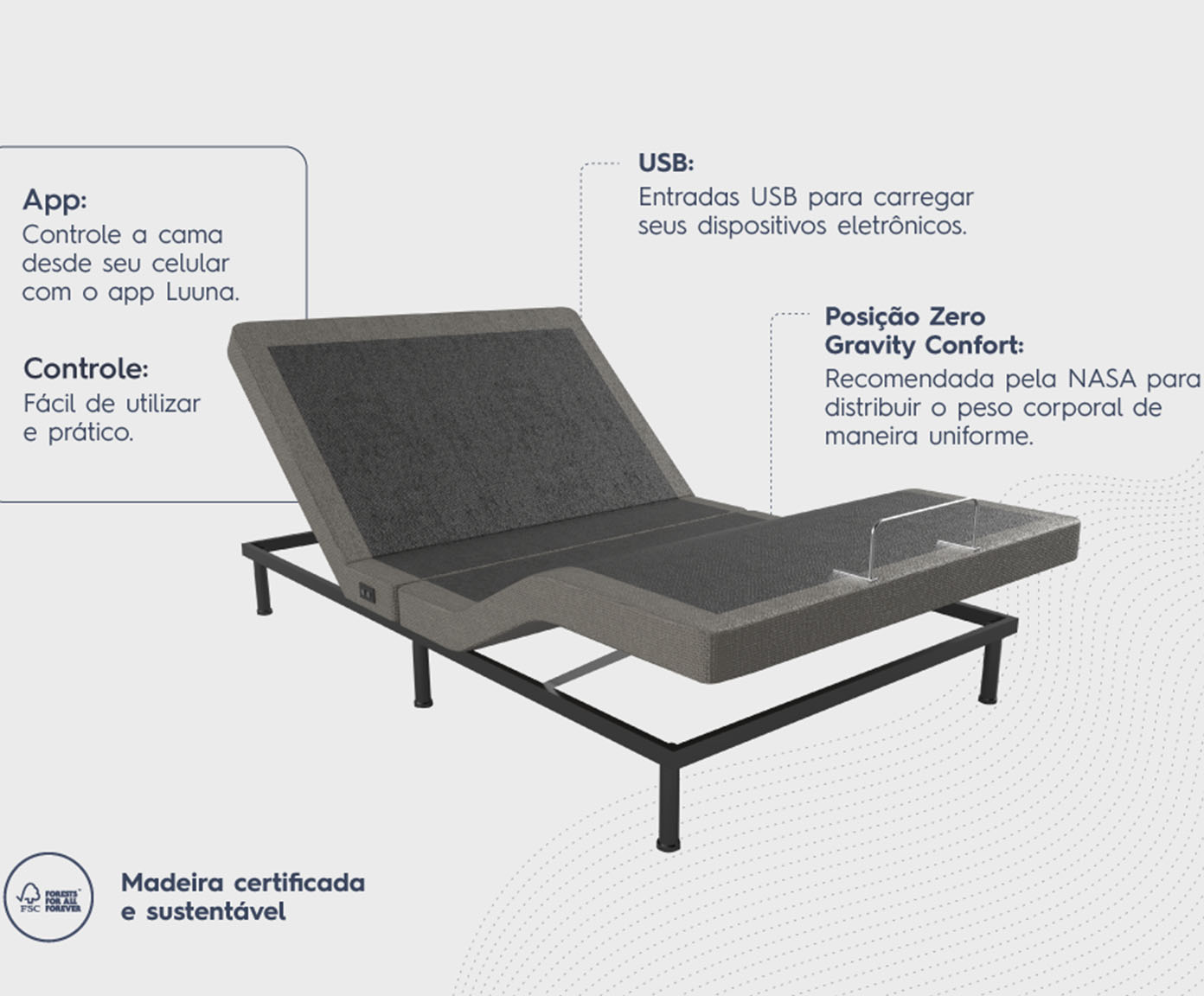 Base para Cama Rise - image 1