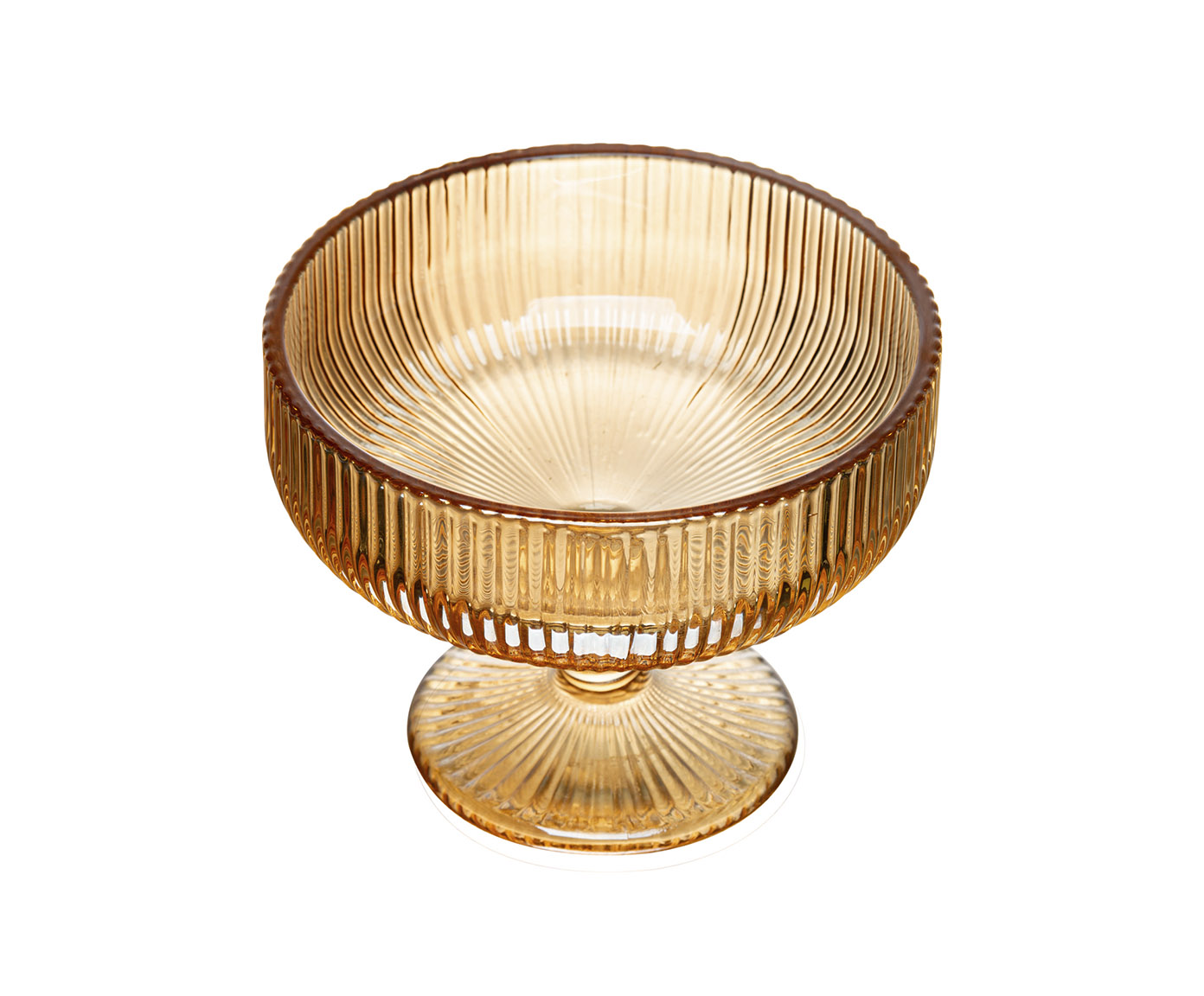 Ta&ccedil;a para Sobremesa Lines &Acirc;mbar Metalizado - image 1