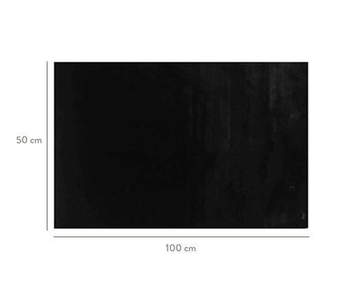 Passadeira Rabbit Fur Preto image number 4
