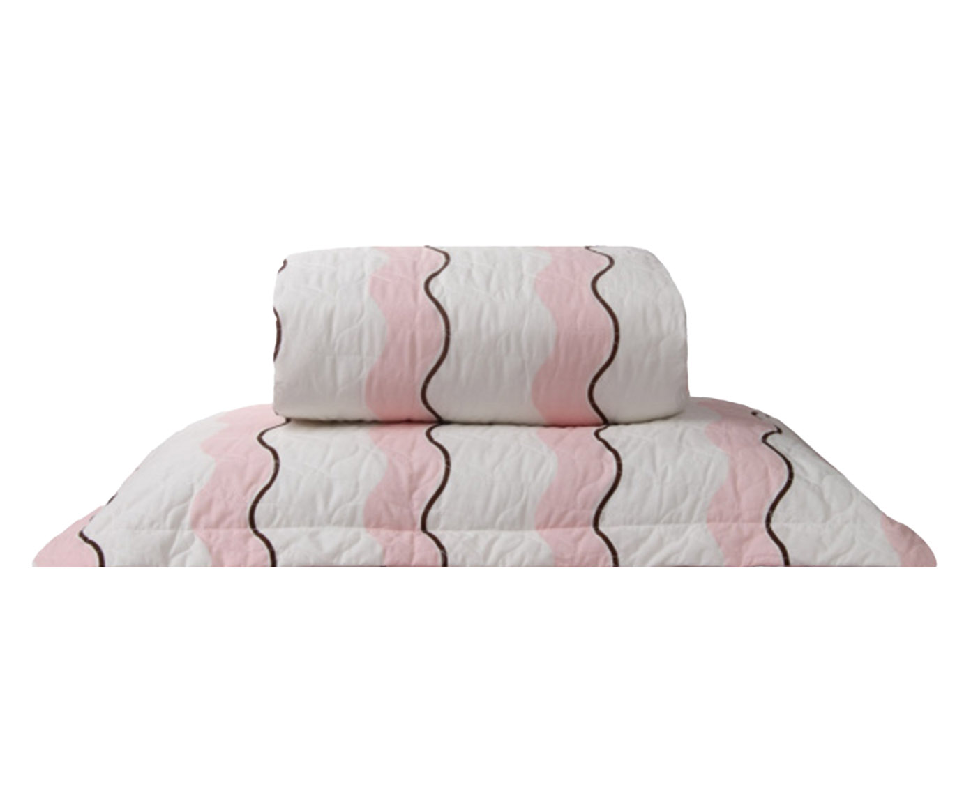 Jogo de Cobre-Leito Percalle Estampado Wave Rose 200 Fios - image 0