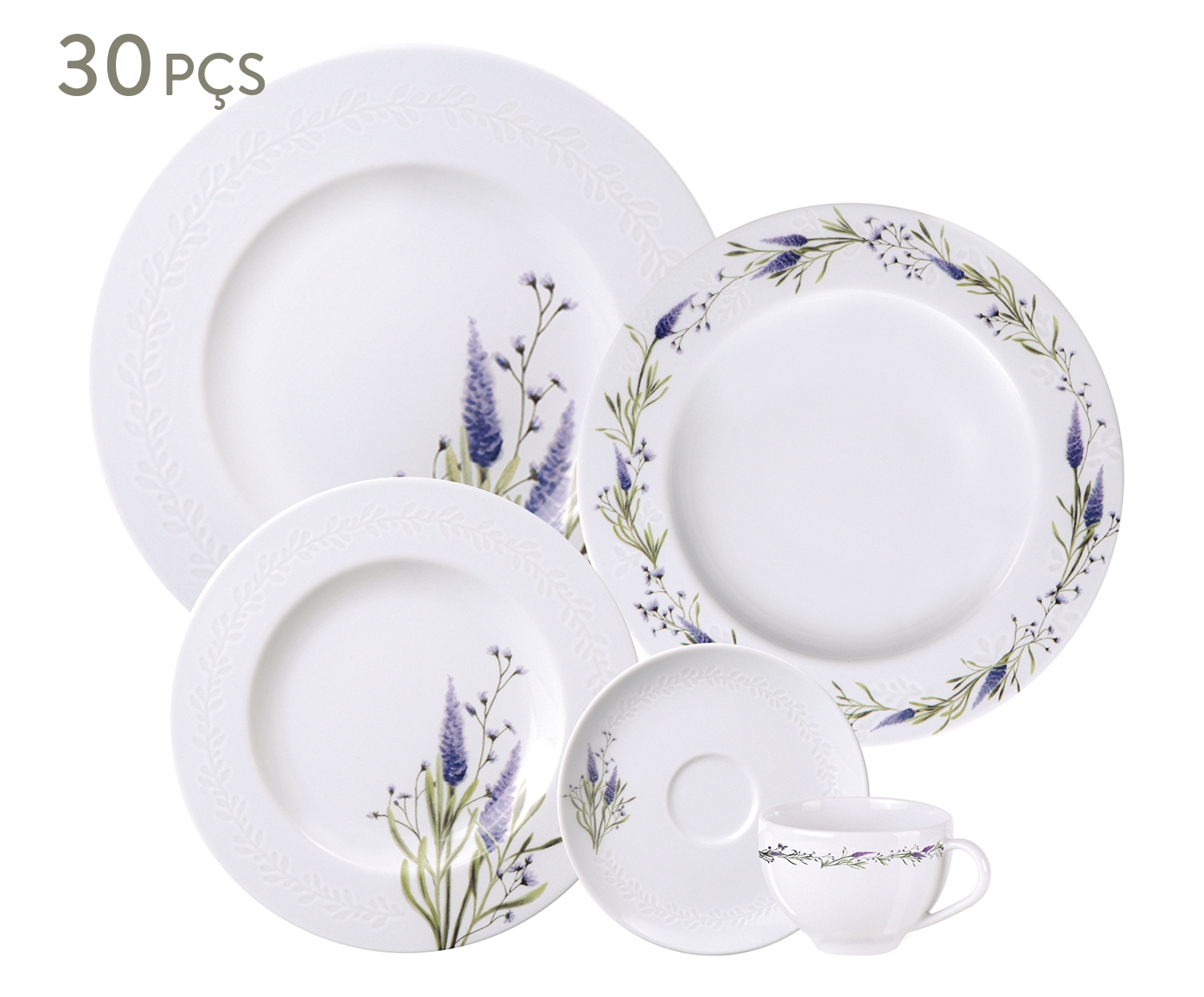 Aparelho de Jantar de Porcelana Lilla - image 0