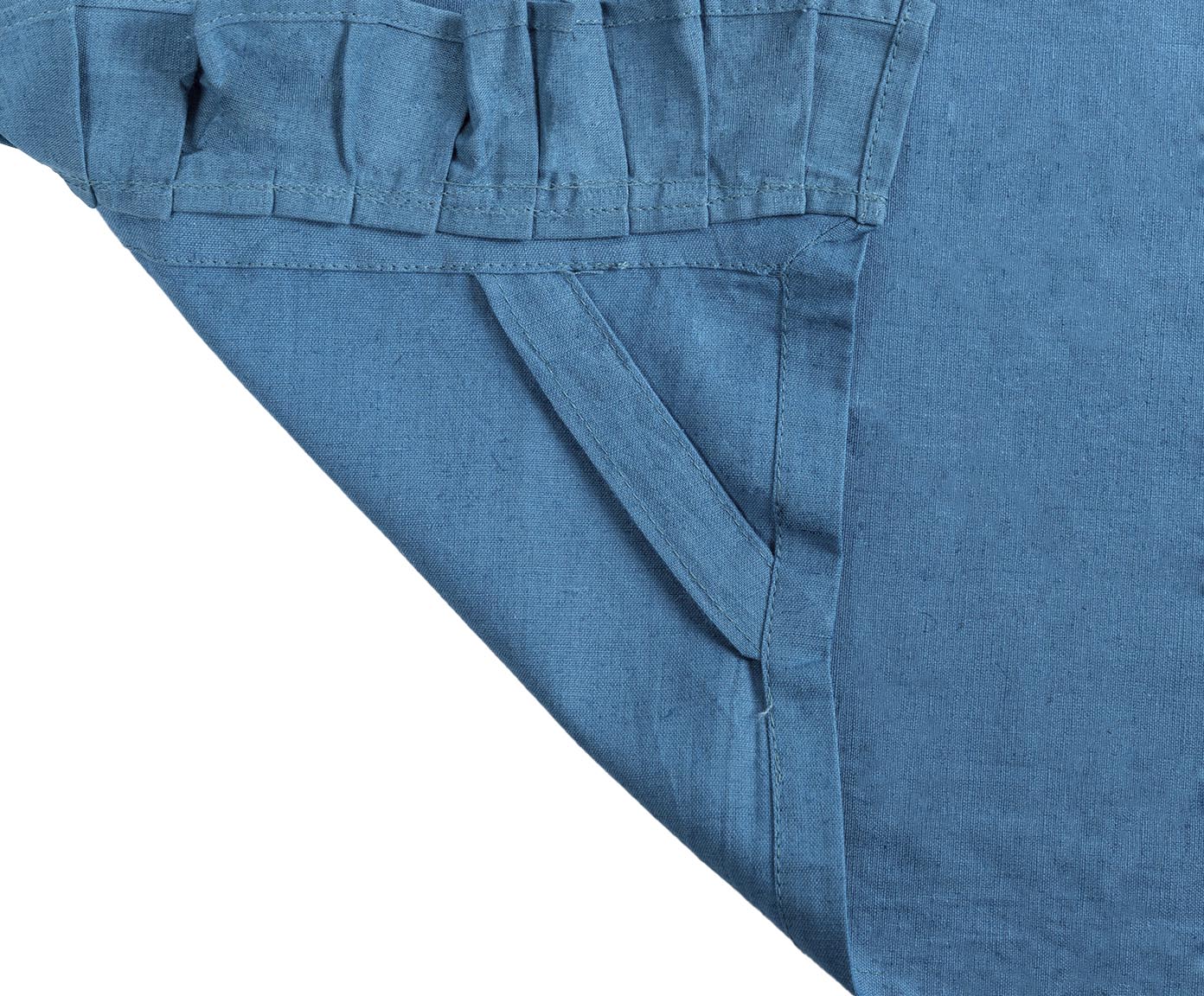 Pano de Copa em Cotton Linen Liri Azul - image 1