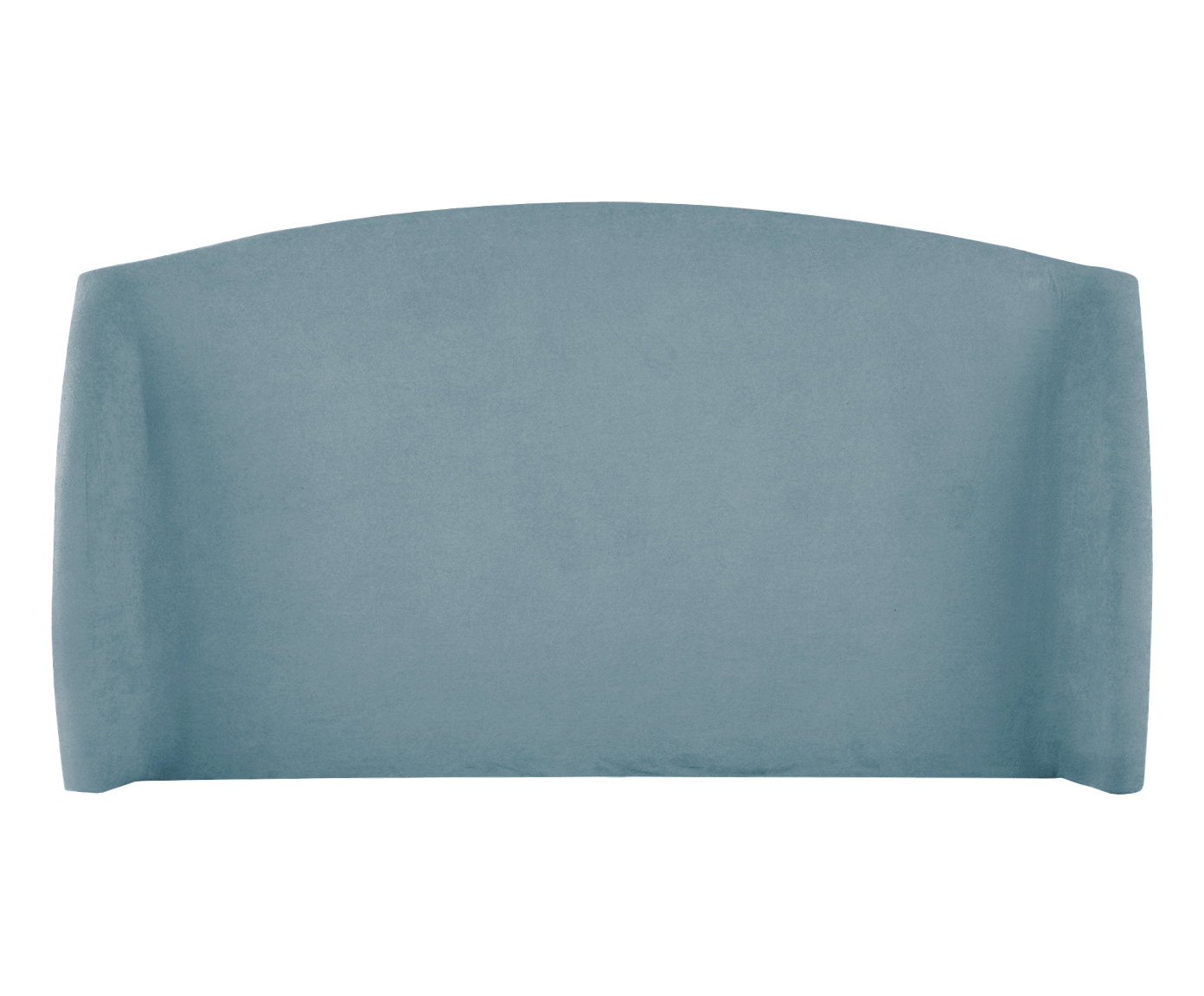 Cabeceira em Boucle Aveludado Smooth Azul - image 0