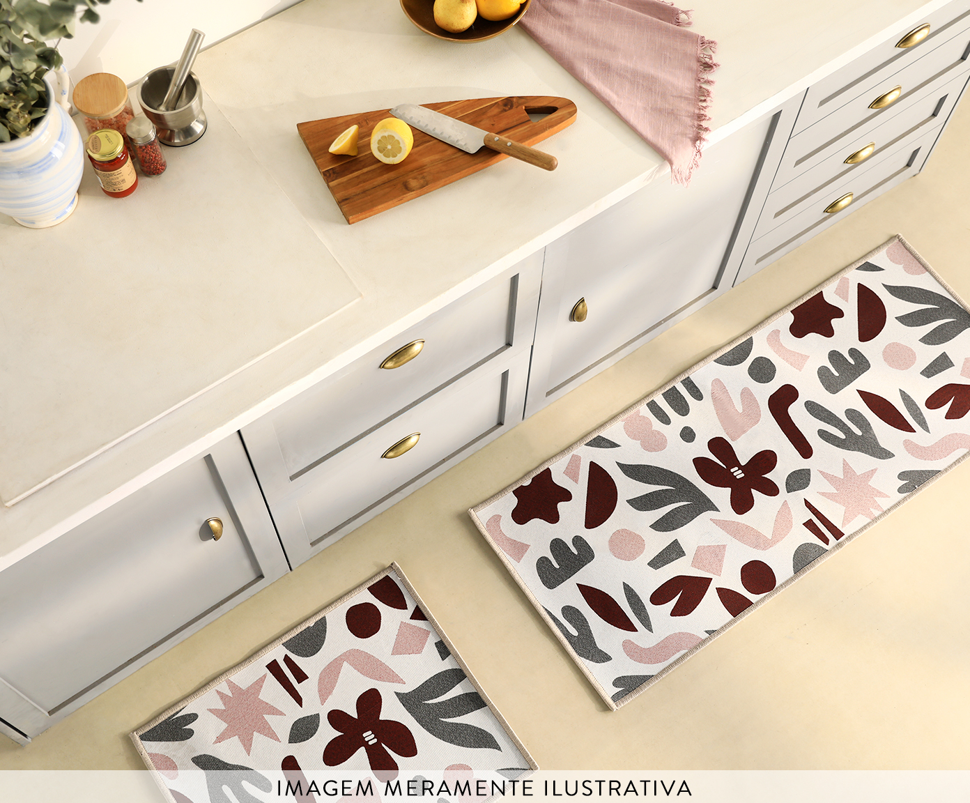 Jogo de Tapetes de Cozinha Pop - 3 P&ccedil;s - image 1