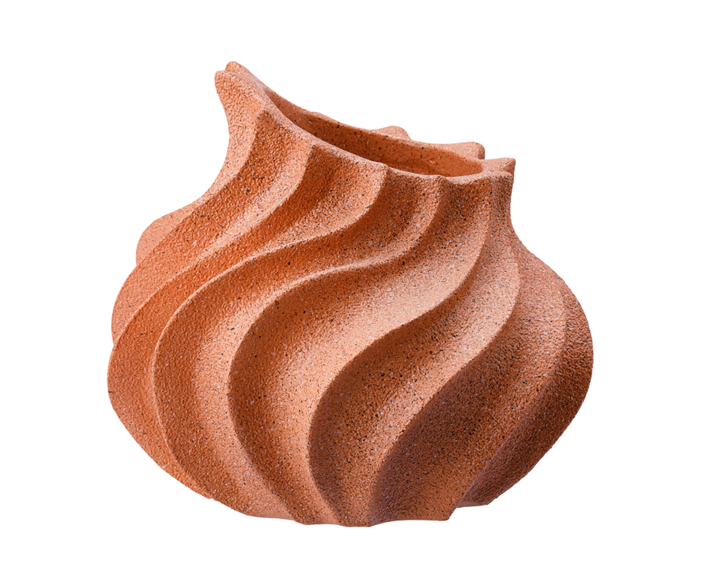 Vaso Cer&ecirc;mico Chamas Terracota - image 1