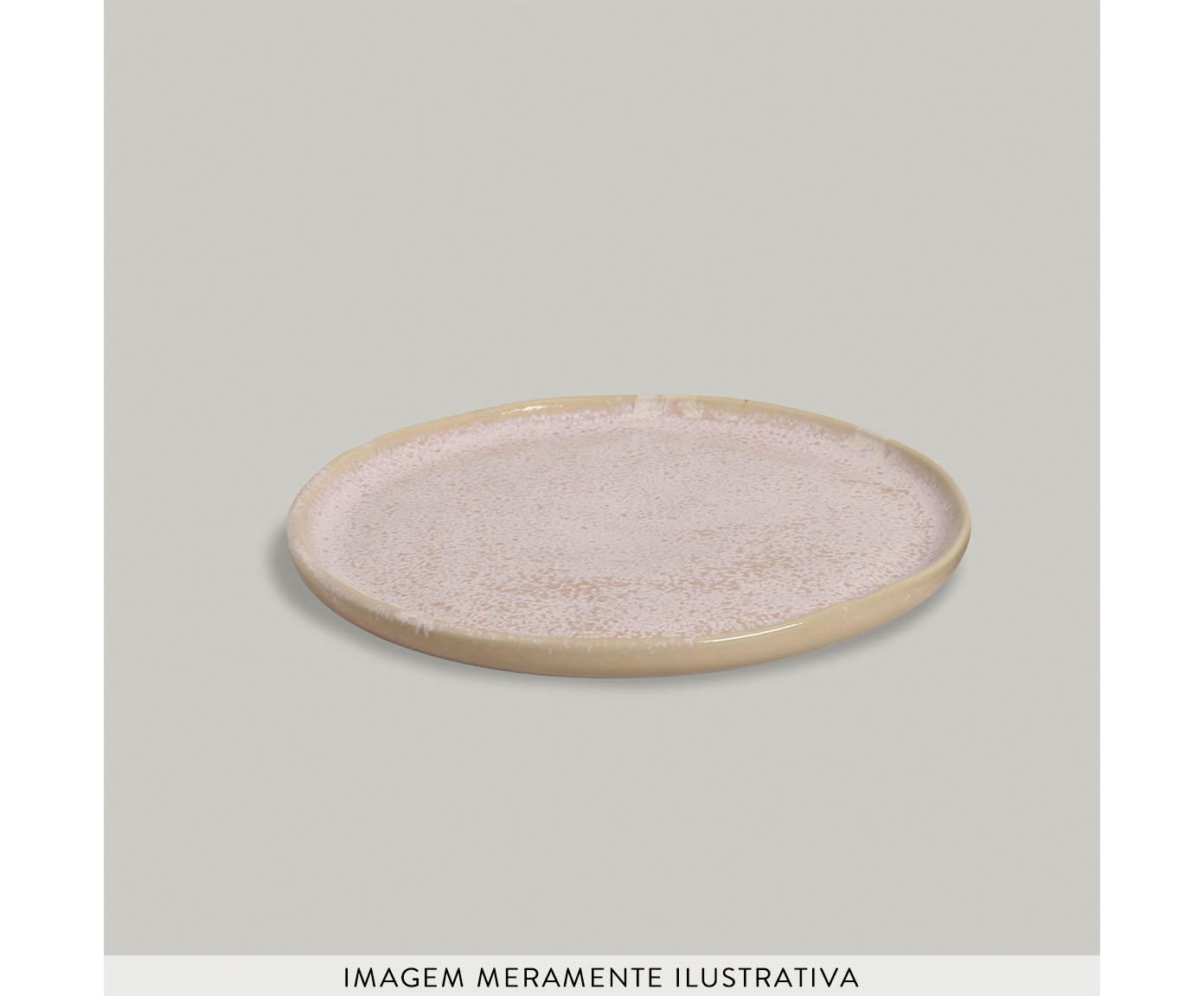 Jogo de Pratos para P&atilde;o Bio Litchi Rosa image number 5