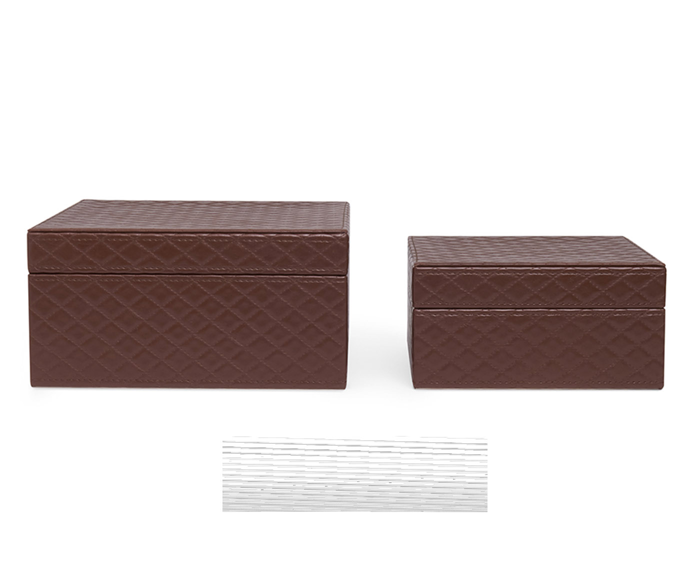 Kit Caixas em Em Mdf Com Revestimento em Pu 2 P&ccedil;s - image 1