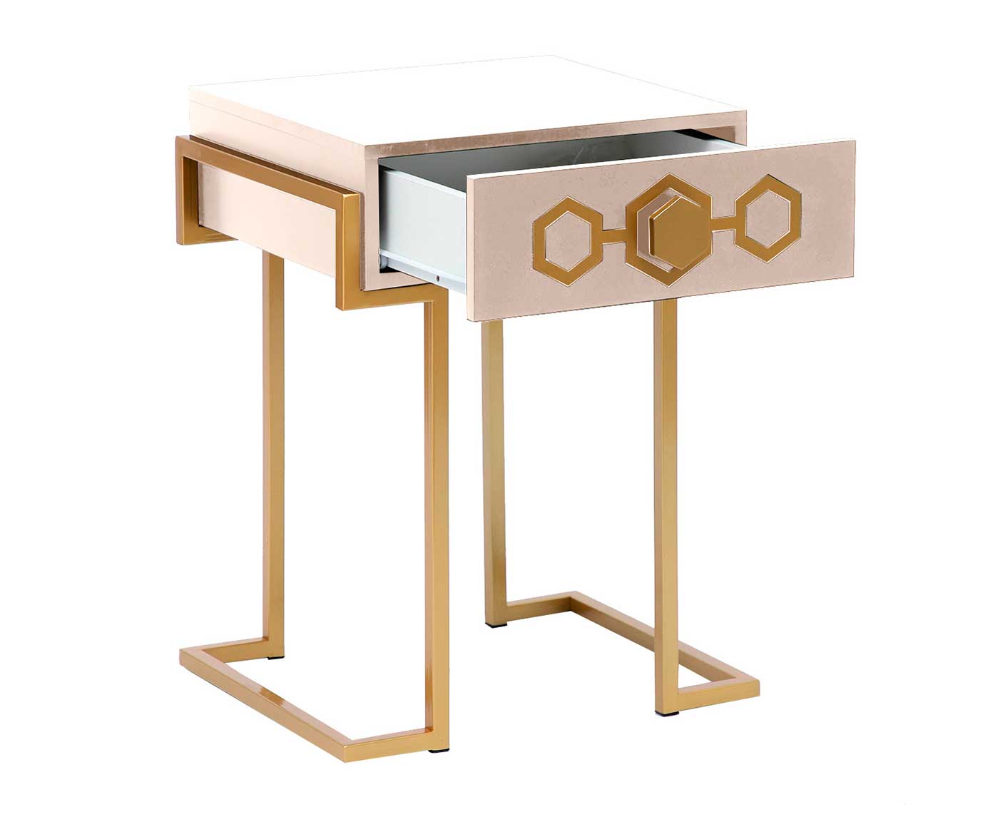 Mesa de Cabeceira Glam Burlywood - Taupe image number 3