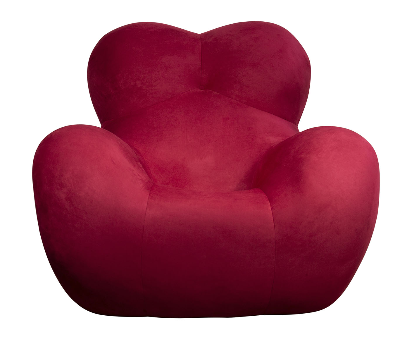 Poltrona com Pufe Femminile - Vermelho image number 4