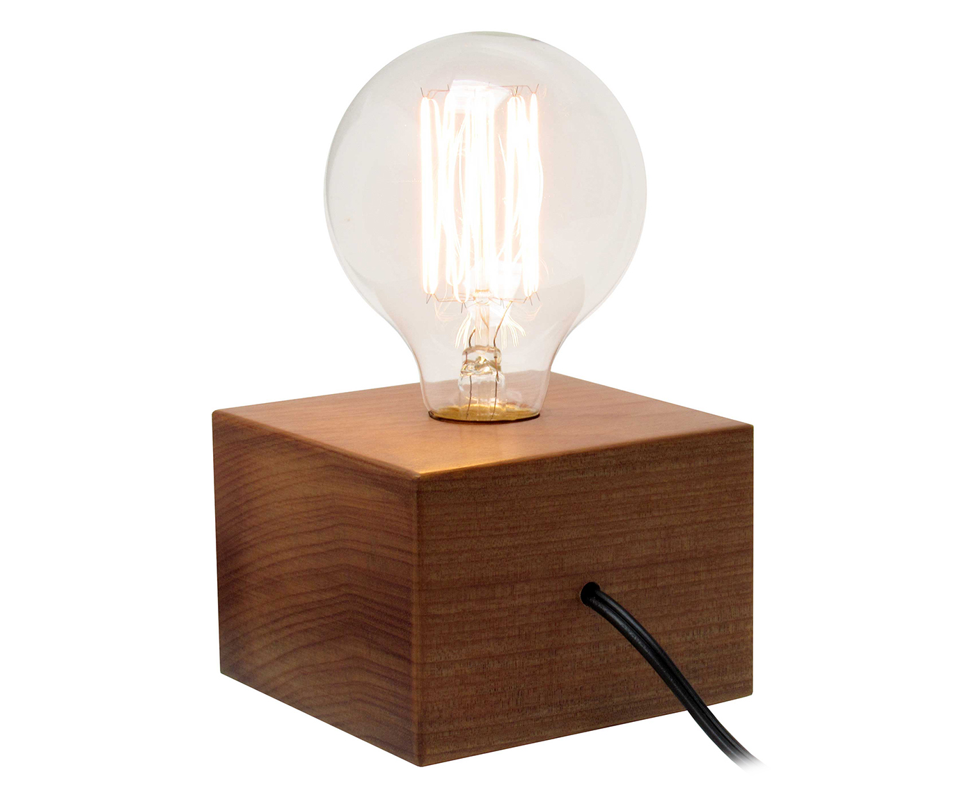 Lumin&aacute;ria de Mesa Tokinho Jequitib&aacute; Preto Bivolt - image 0