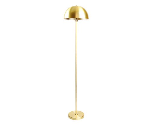 Lumin&aacute;ria de Ch&atilde;o Cogumelo Dourado - Bivolt - image 0