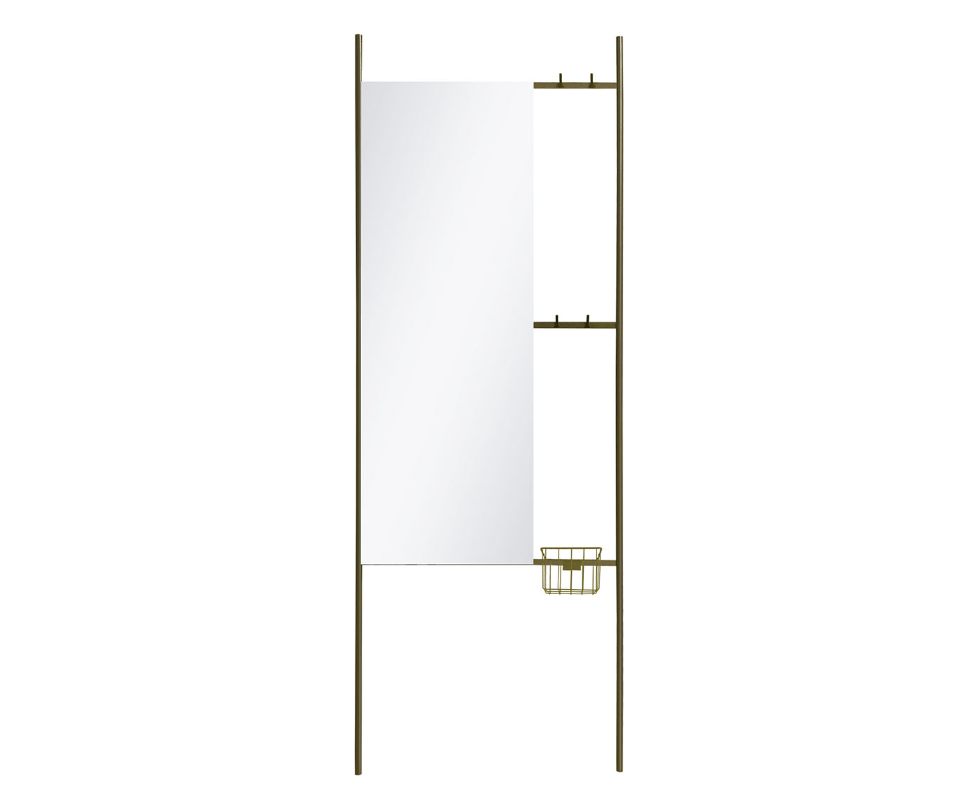 Espelho de Ch&atilde;o Hanger Dourado - image 0