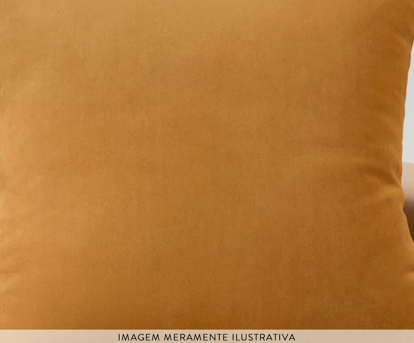 Almofada em Veludo Caserta - Amarelo Caramelo image number 2