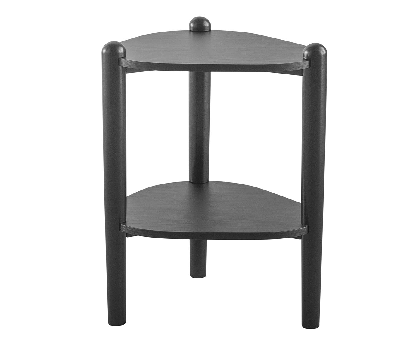 Mesa Lateral Com Prateleira Org&acirc;nica Nero e Preto - image 0