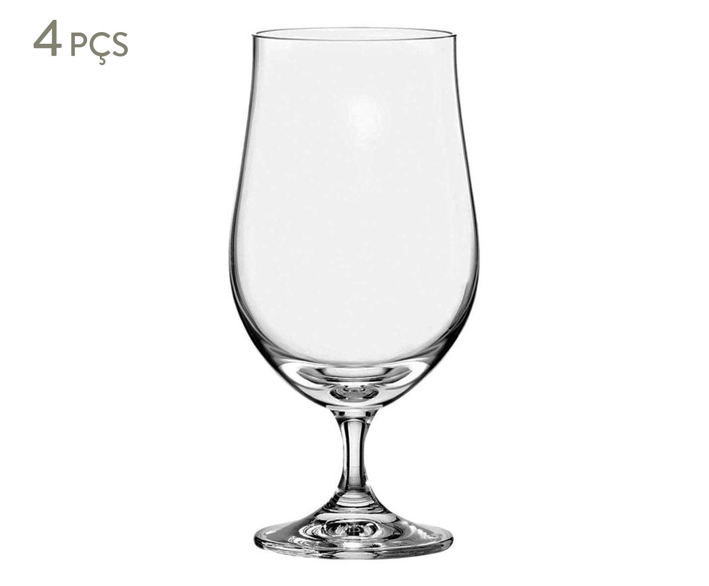 Jogo de Ta&ccedil;as para Cerveja em Cristal Suna - image 0