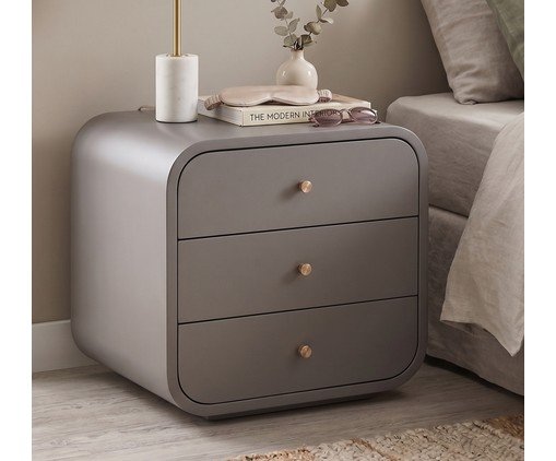 Mesa de cabeceira Dulce Luna Loft Cinza - image 1