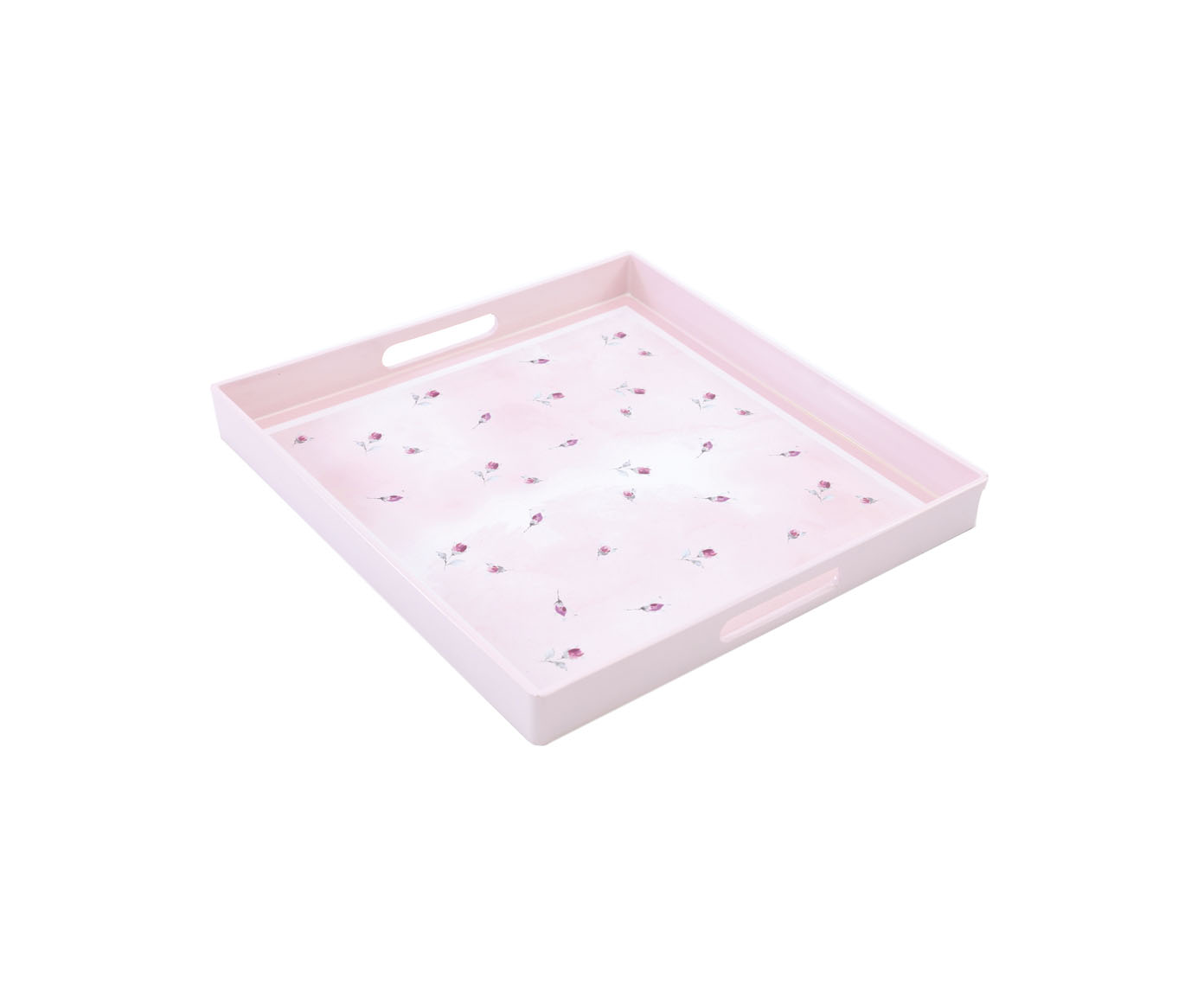 Bandeja Cute Quadrada Rosa - image 1