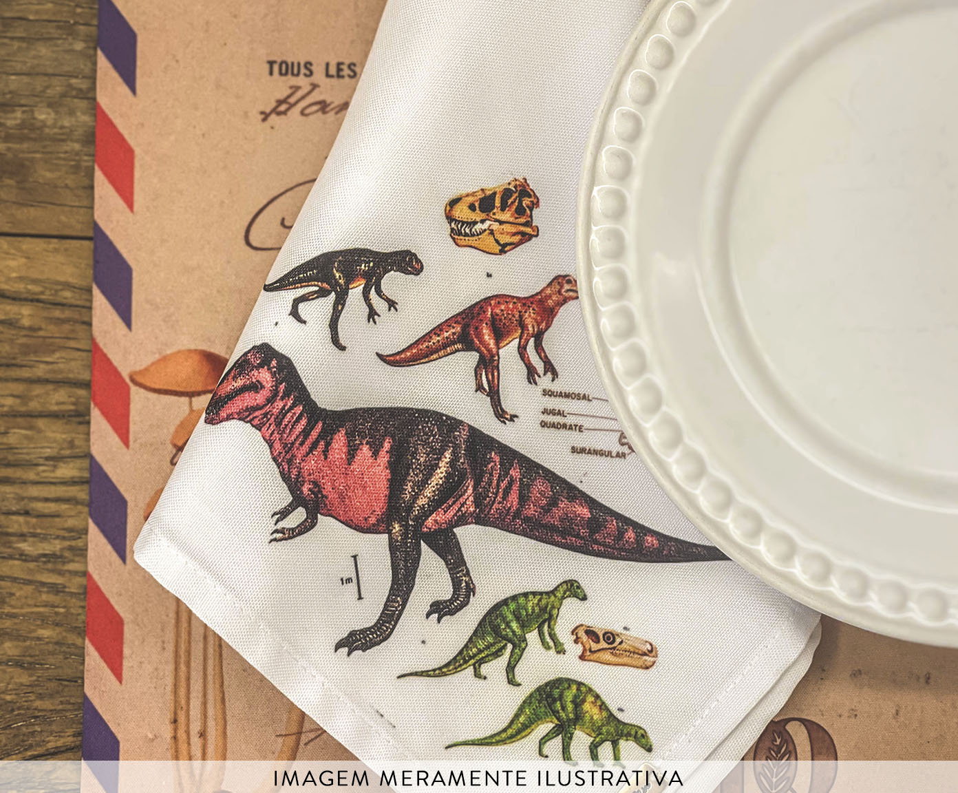 Jogo Guardanapos Dinossauros - image 1