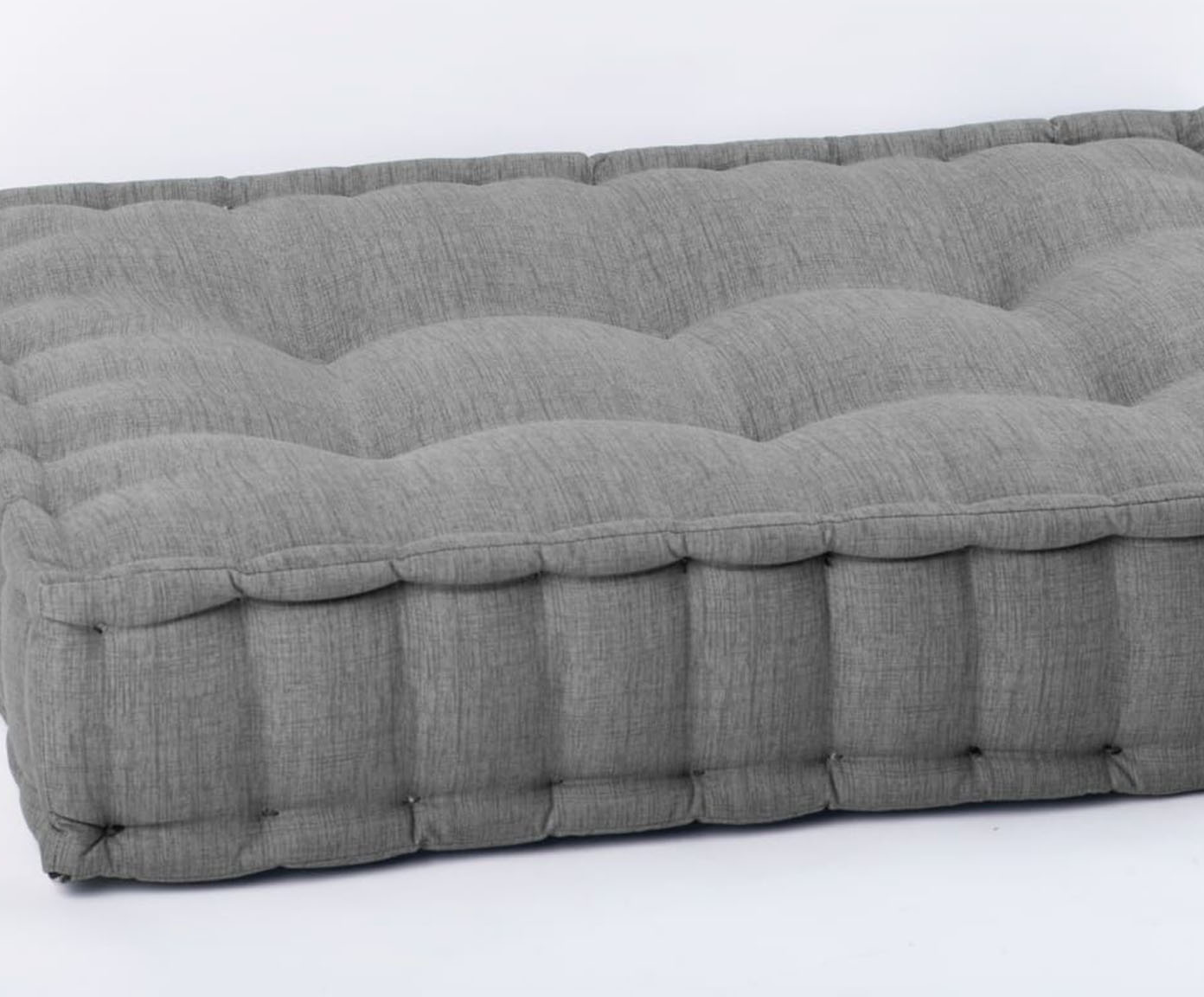 Futon Turco Impermeabilizado Cinza - image 1