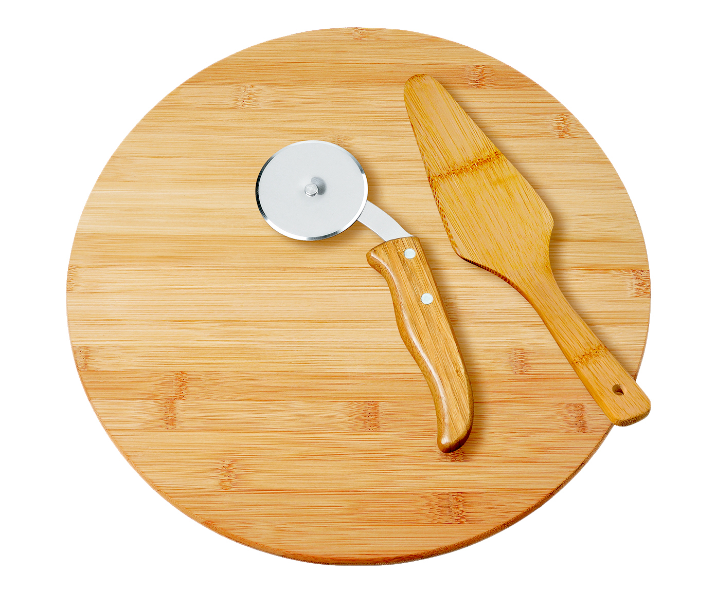 Jogo para Servir Pizza em Bambu Yumi - image 0