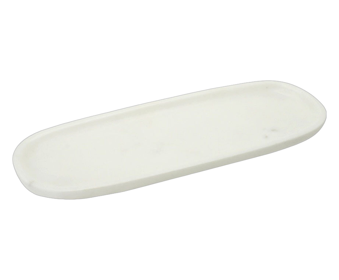 Bandeja Decorativa Veneta Branco e Cinza - image 0