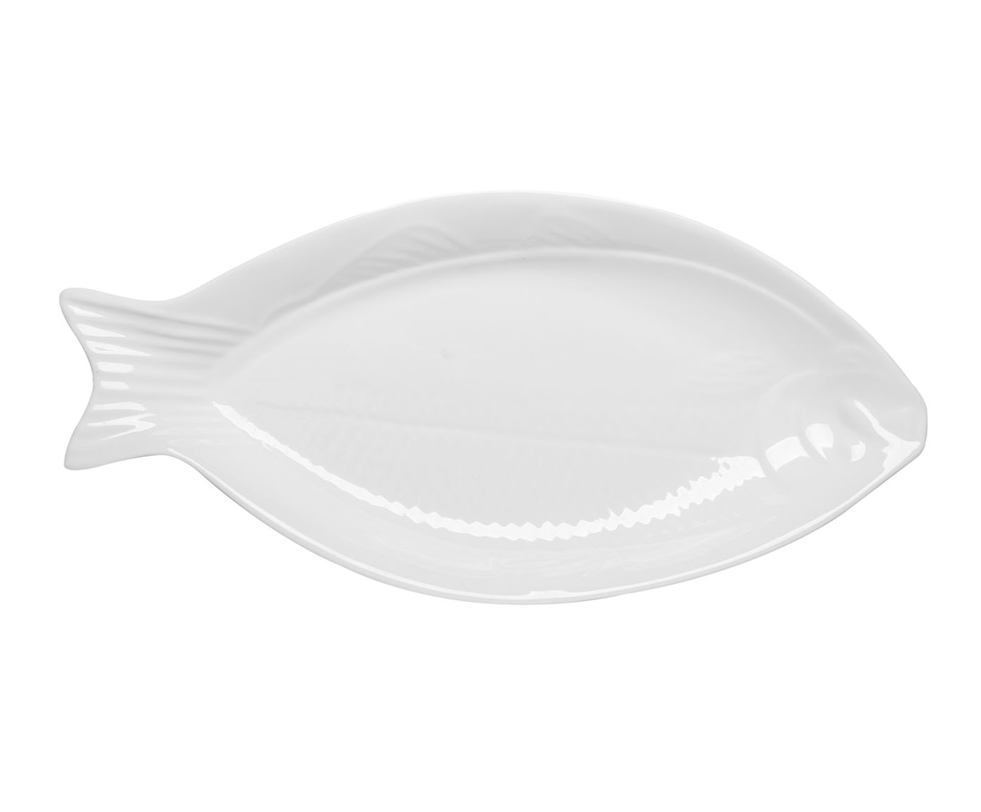 Travessa de Melamina Peixe Branca - image 0