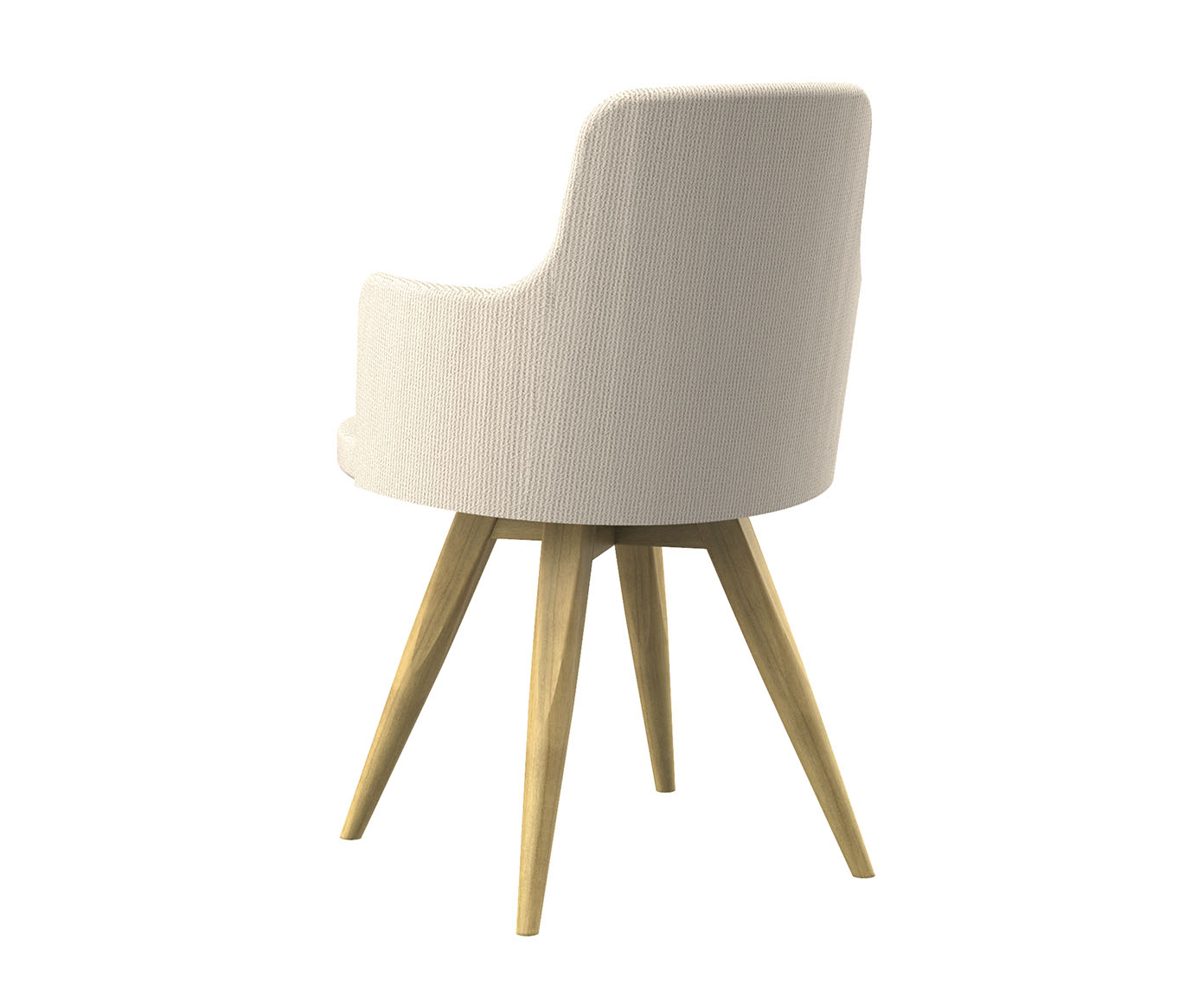 Cadeira Girat&oacute;ria Tina Creme - image 1