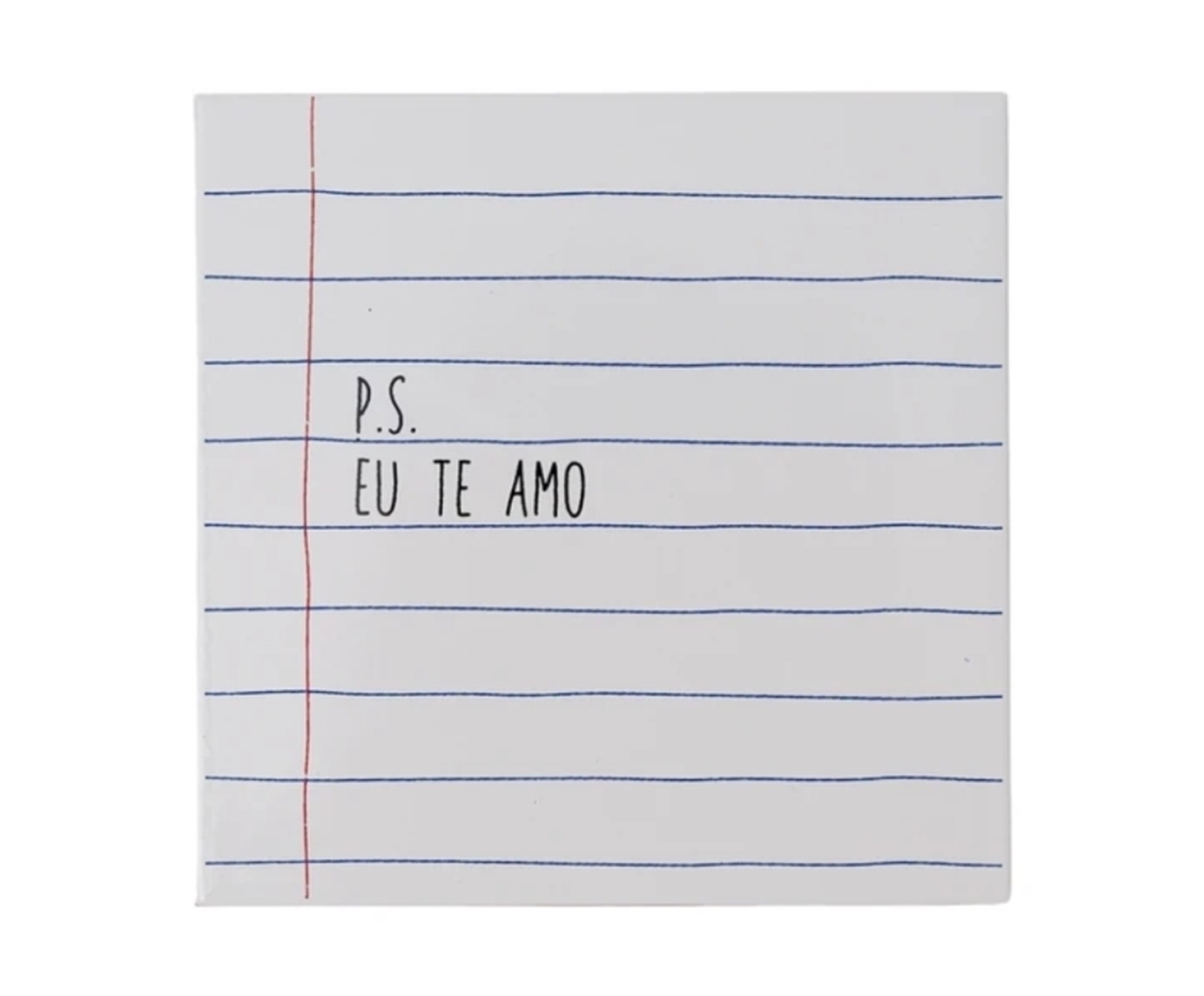 Azulejo Decorativo "P.S. Eu Te Amo" - image 0