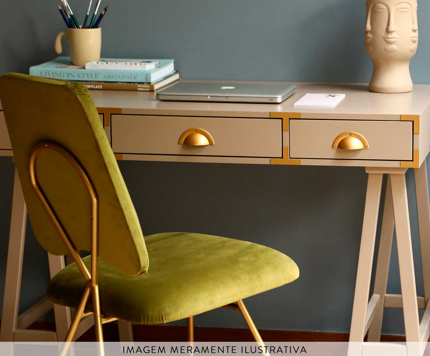 Escrivaninha Cavalete Olivedrab - Verde Musgo image number 11